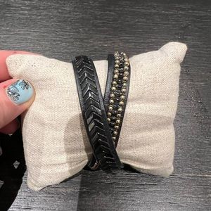 Stella & Dot guilded path wrap bracelet